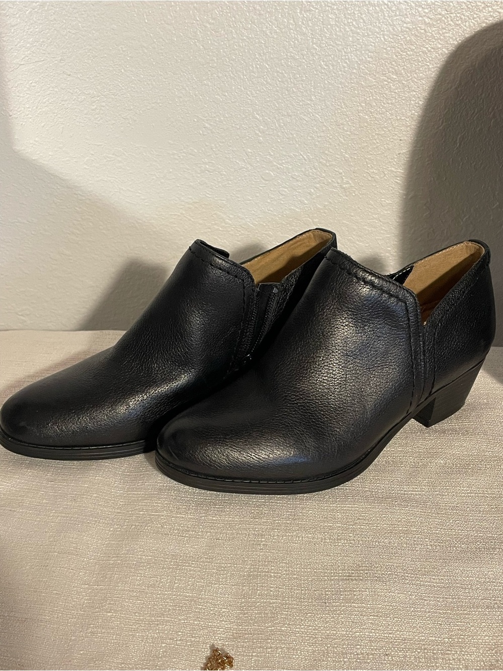 Naturalizer Black Slip-On Dress Shoes